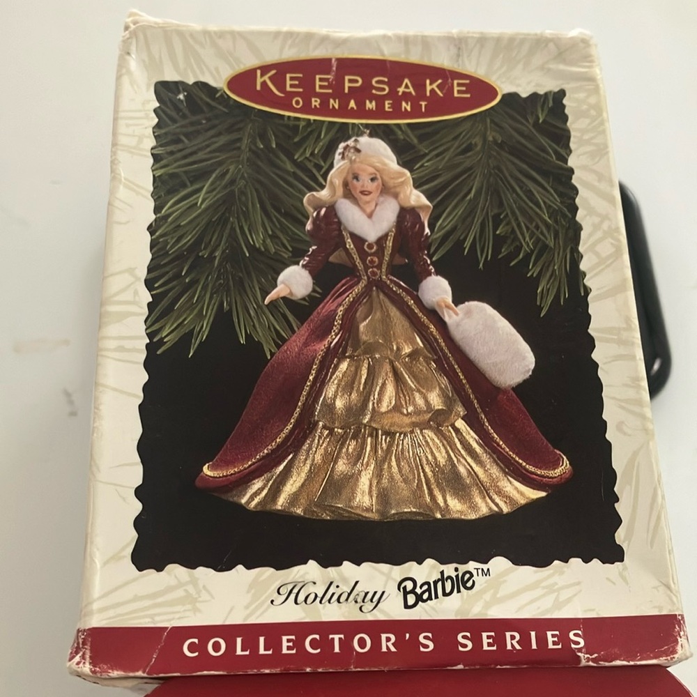 FINAL MARKDOWN NIB Barbie holiday ornament